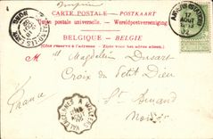 La POSTAL Amberes de la VENDIMIA gobierna Rubens