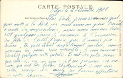 VINTAGE POSTCARD Chasseurs D Africa Charge