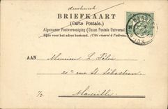 Mujer del folklore de Marken de la POSTAL de la VENDIMIA