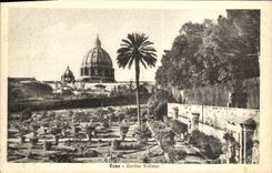 CPA Roma Giardino Vaticano