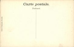 VINTAGE POSTCARD Bruges Bibliothdque the Gate