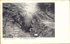 Volcan de la solfatara de Pozzuoli de la POSTAL de la VENDIMIA