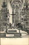 VINTAGE POSTCARD Augsburg St Uirichskirche Inneres