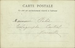 VINTAGE POSTCARD Tunis Tarlanes Entering to the Port Boats