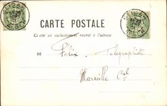 La POSTAL Maison Carree de la VENDIMIA pone Argelia
