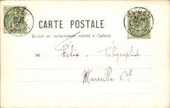 Mercado Argelia de Boufarik de la POSTAL de la VENDIMIA