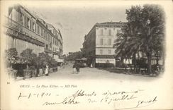 POSTAL Oran de la VENDIMIA el lugar de Kleber