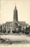 POSTAL Toulouse L iglesia Sernin santo L apse de la VENDIMIA