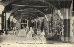 Sitio Gallo de Toulouse de la POSTAL de la VENDIMIA romano