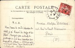 Corte de Toulouse de la POSTAL de la VENDIMIA de la universidad