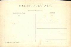 Escuela de Toulouse de la POSTAL de la VENDIMIA de artes hermosos e iglesia del pargo