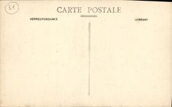 POSTAL Toulouse Capitole de la VENDIMIA la puerta interior