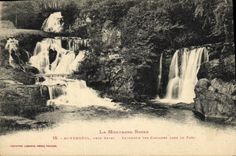 VINTAGE POSTCARD St Ironwood Prus Revel Together Of the Cascades In the Park