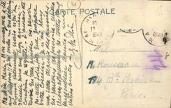 VINTAGE POSTCARD Peak Of the South D Ossau Seen of Bious Artigue