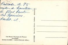 VINTAGE POSTCARD Luchon Pit D hell