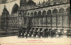 VINTAGE POSTCARD Holy Bertrand De Comminges close Luchon stalls