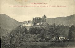 VINTAGE POSTCARD Holy Bertrand De Comminges the Cathedral And the Village