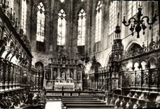 MODERN CARD Holy Bertrand De Interior Comminges of the Cathedral the Master furnace bridge and stalls