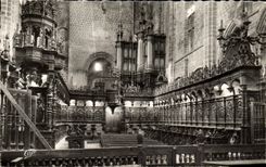 MODERN CARD Holy Bertrand De Comminges Organ Interior of the cathedral