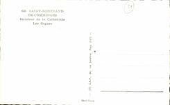 MODERN CARD Holy Bertrand De Comminges Organ Interior of the cathedral