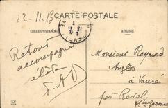 VINTAGE POSTCARD Luchon Way of the lake D Oo