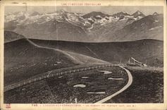 VINTAGE POSTCARD Luchon Supebagneres And Environs the top of the plate