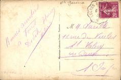 VINTAGE POSTCARD Luchon Supebagneres And Environs the top of the plate