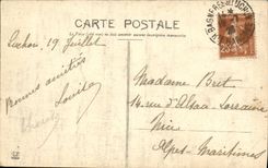 VINTAGE POSTCARD Luchon Surroundings the pit D Hell