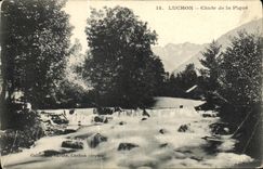 VINTAGE POSTCARD Luchon Chate of the Spade