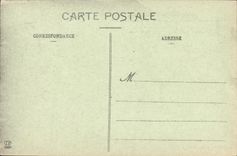 VINTAGE POSTCARD Luchon cursed mounts seen through L notch of the Port of Venasque