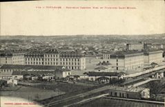 Cuarteles de Niel de las noticias de Toulouse de la POSTAL de la VENDIMIA y Saint Michel de Militaria del suburbio