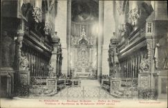 Paradas del St Sernin de la basilica de Toulouse de la POSTAL de la VENDIMIA de la tumba del estribillo y de la apoteosis de St Saturnin