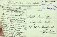 POSTAL Toulouse L hotel de la VENDIMIA de la uva vieja una ventana