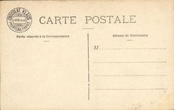 Chocolate de Sernin Klaus del santo de la iglesia de Toulouse de la POSTAL de la VENDIMIA