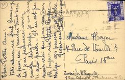 POSTAL Toulouse de la VENDIMIA el monumento de la gran guerra de Miltiaria