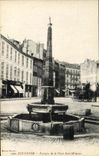 Fuente de Toulouse de la POSTAL de la VENDIMIA del lugar Etienne Saint