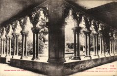 Claustro grande de Toulouse de la POSTAL de la VENDIMIA de Augustins