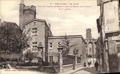 POSTAL Toulouse de la VENDIMIA la vuelta de la universidad de L hotel de Bernuy y de la iglesia del Jacobins