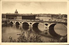 POSTAL Toulouse de la VENDIMIA el puente