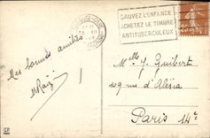 POSTAL Toulouse de la VENDIMIA la calle D Lorena Alsacia y el jardin público de Capitole