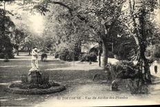 POSTAL Toulouse de la VENDIMIA vista del jardin botanico