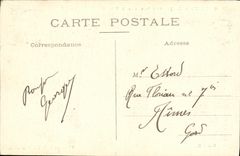 VINTAGE POSTCARD Gallargues Romain Bridge On Vidourle