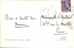 Hotel moderno de Genolhac de la POSTAL de la VENDIMIA