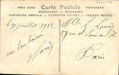 VINTAGE POSTCARD Holy Interior Thegonnec of L Church Retable Furnace bridge of the rosary