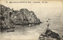 VINTAGE POSTCARD the Point Of the Strong current Poulmostree