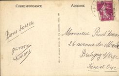 VINTAGE POSTCARD the Point Of the Strong current Poulmostree