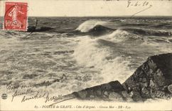 VINTAGE POSTCARD Top of Serious Dimension D Money Heavy sea