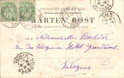 VINTAGE POSTCARD St Thegonnec the Pulpit