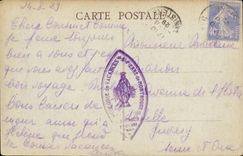 VINTAGE POSTCARD St Vague Guenole Penmarch Running up against the Rocks