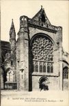VINTAGE POSTCARD Holy pol  of Leon southernmost Gate of the Basilica